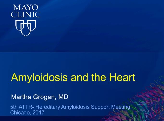 Amiloidosis y el corazón: reunión de apoyo de amiloidosis hereditaria ATTR