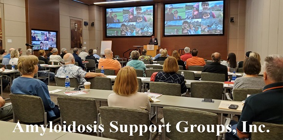 Seminário on-line de grupos de apoio à amiloidose sobre amiloidose ATTRv e ATTRwt